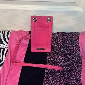 Hot Pink Madden Girl Crossbody Phone Bag Purse